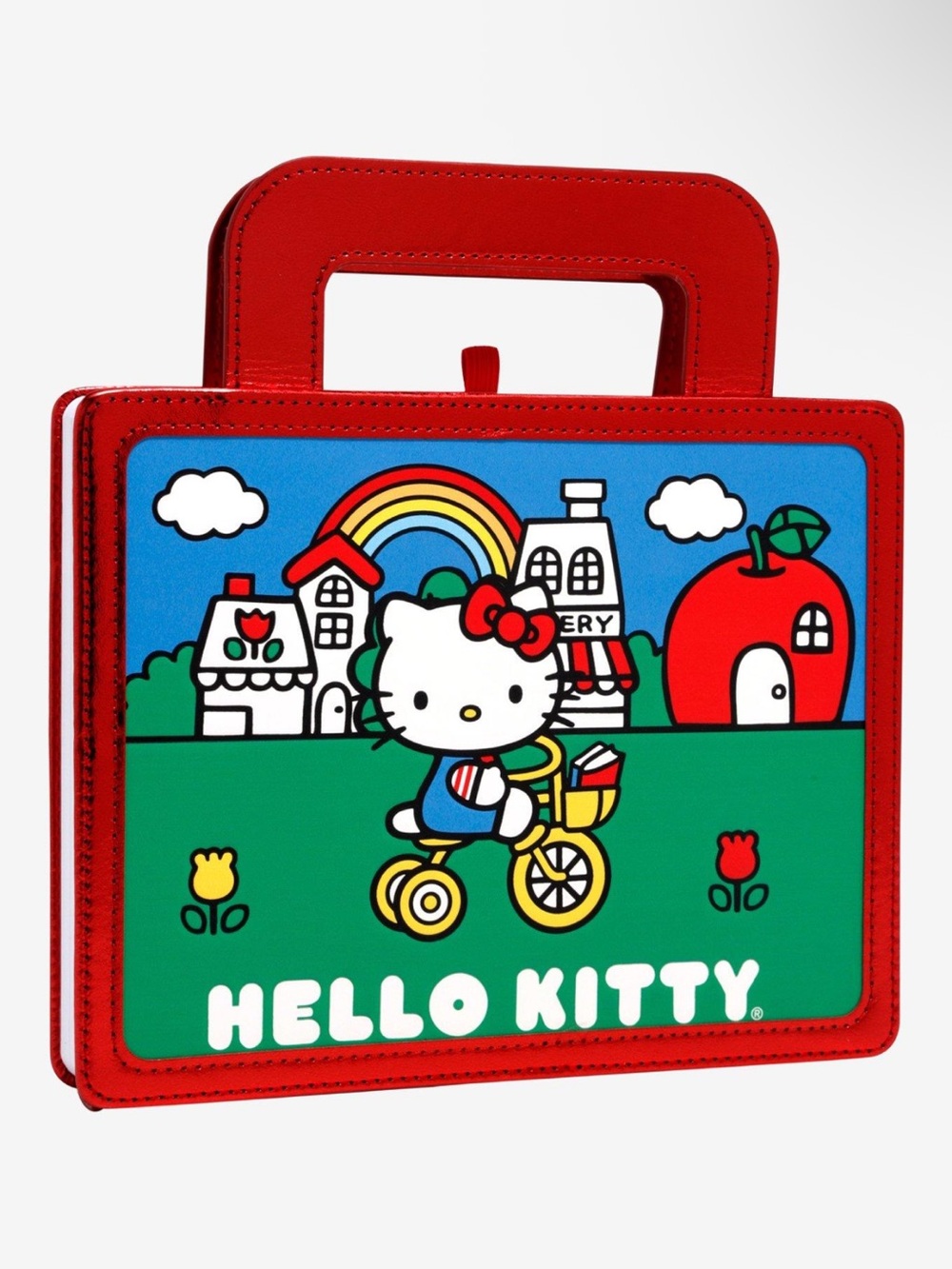 💕2/$44💕NWOT Loungefly Hello Kitty Town Lunch Box Journal